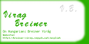 virag breiner business card
